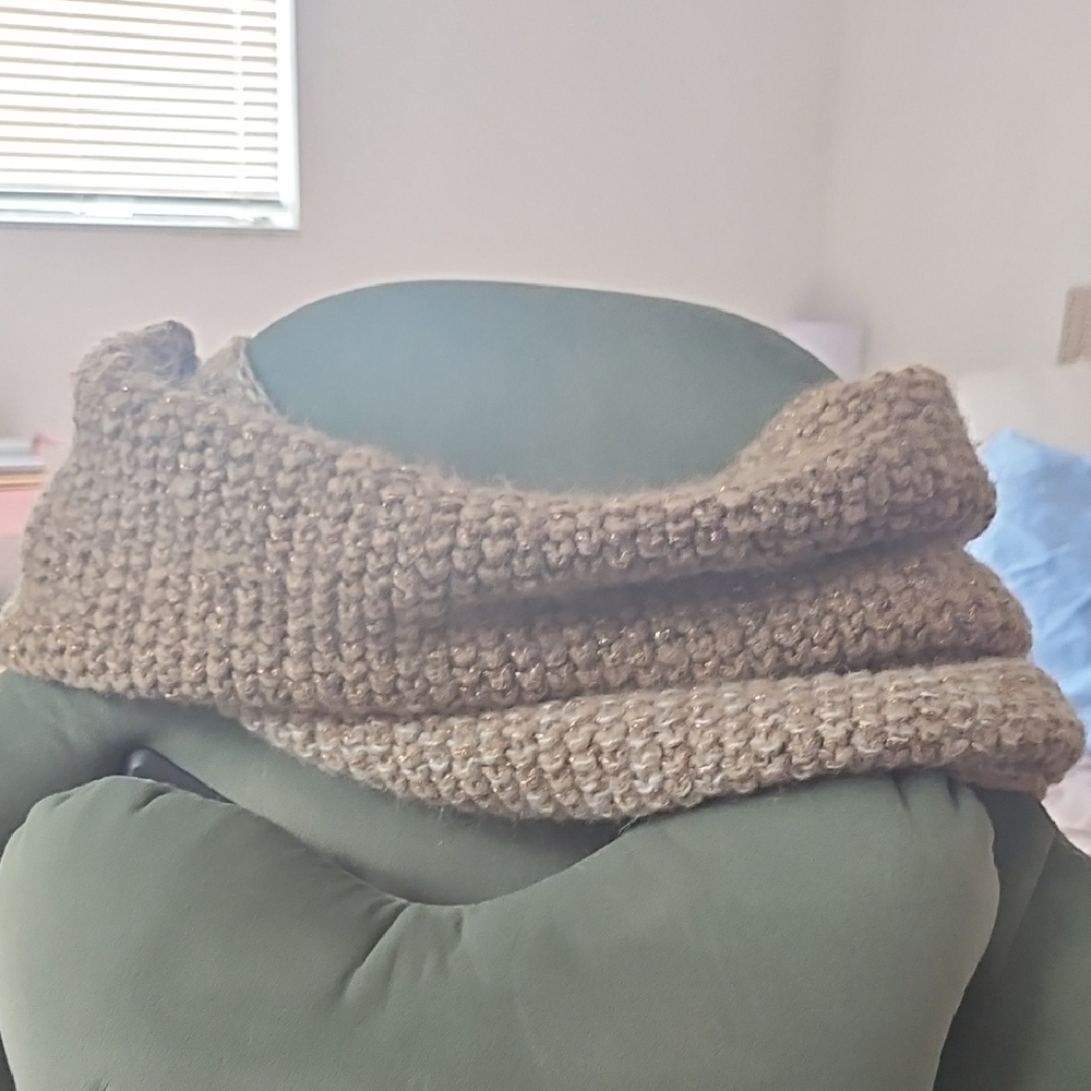 Merona Brown Knit Scarf